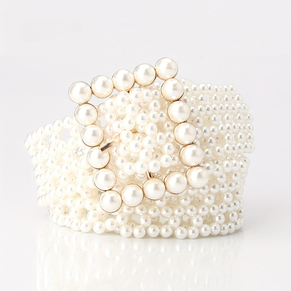 Weaving Belt, Elegant Hollow White Belt, Fashionable and Adjustable Body Jewelry Dress Belt, Women's Fashionable and Simple Belt, Suitable for Weddings, Daily Commuting, Valentine's Day Gifts