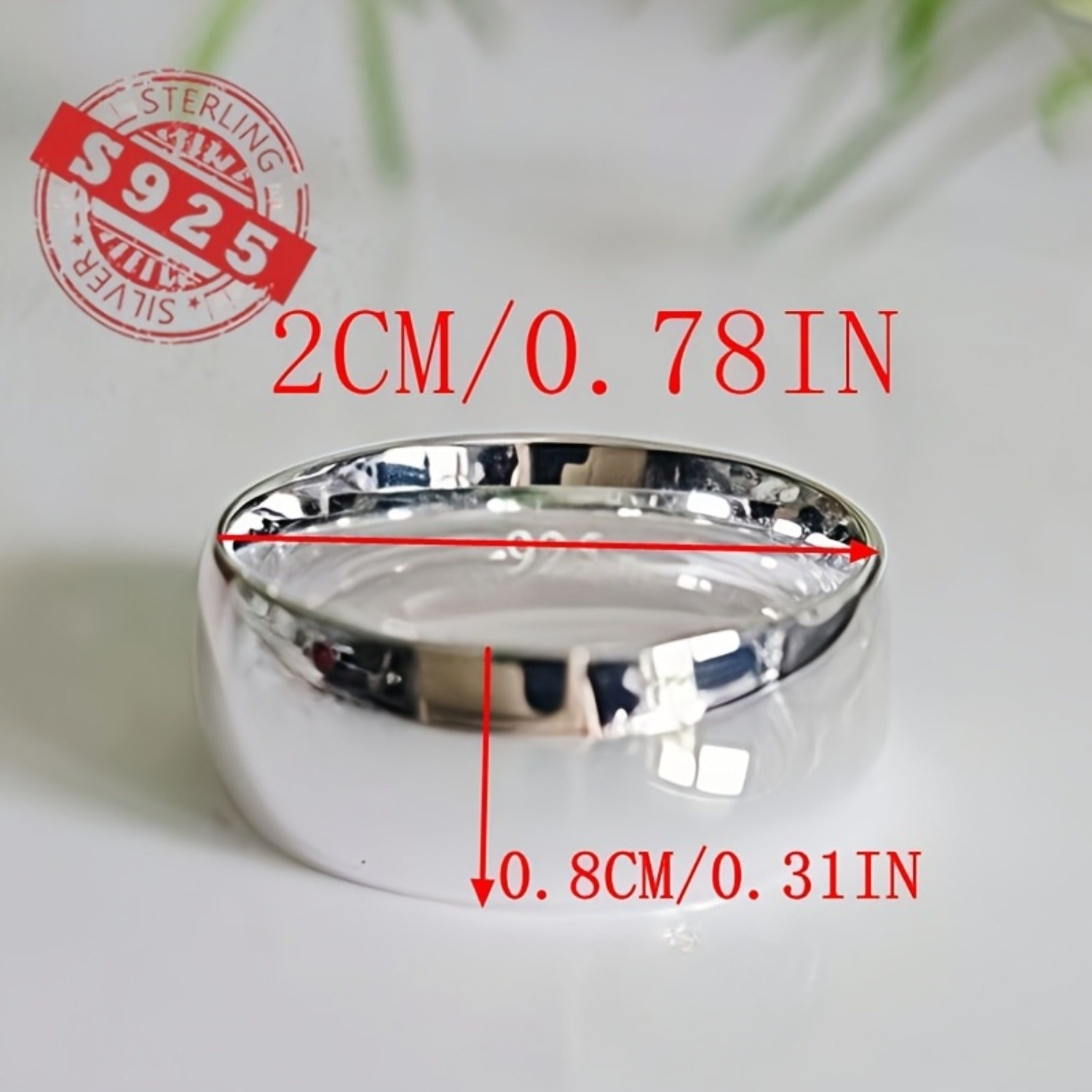 Sterling Silver Band Timeless Elegance in 8mm Solid Silver - Eternal Ring, Exquisite Craftsmanship, Durable Jewelry, Statement Ring for Jewelry Lovers, Bridal Accessory, Men Ring for Men High Quality