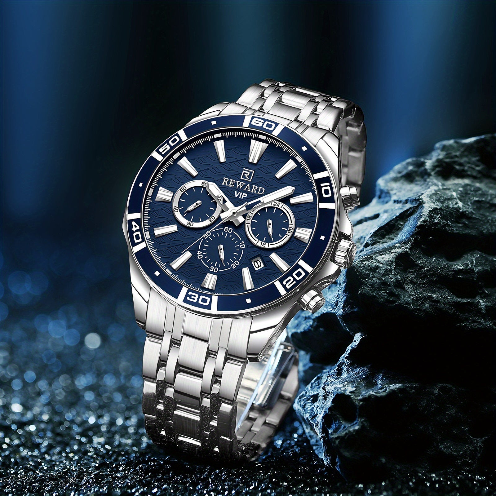Introducing The Latest Collection of Premium Men'S Business Watches Featuring Stainless Steel, Quartz Movement, Chronograph Functions, And Luminous Displays for Sports Enthusiasts