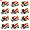 50pcs/50pcs Suitable for History Buffs & Collectors: 250th Anniversary of USA Founding (1776-2026) Retro Brooch Badge Collection - Commemorative Gift for &, for Patriotic Events, for /Office Display