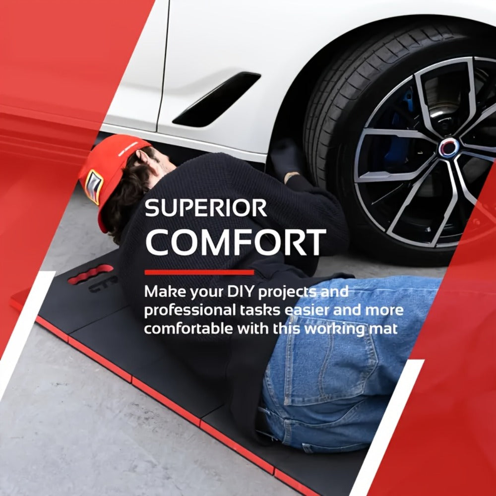 1/2pcs EVA Car Repair Work Pad - Foldable, Lightweight, Thermal Insulation And Waterproof Multi-purpose Pad, Suitable for Outdoor Repair, Camping, Hiking - Portable Ergonomic Design Durable EVA Material Pad, Multi-function