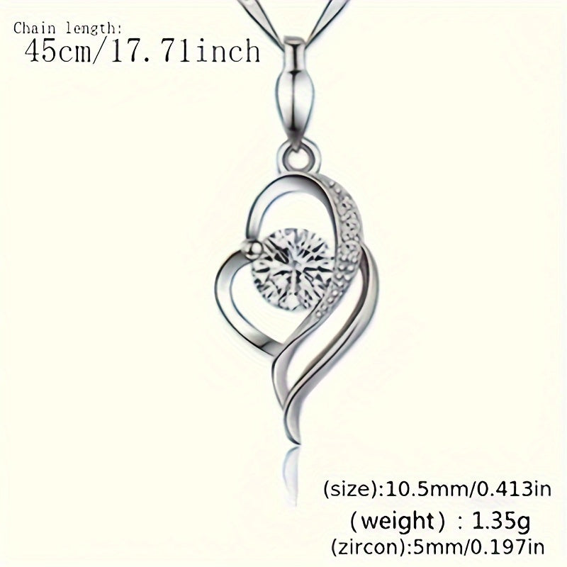 3pcs/2pcs Set Of Sparkling Synthetic Zirconia Delicate Necklaces - Hypoallergenic, Suitable for Casual Attire And Parties - High-quality Jewelry for Luxury