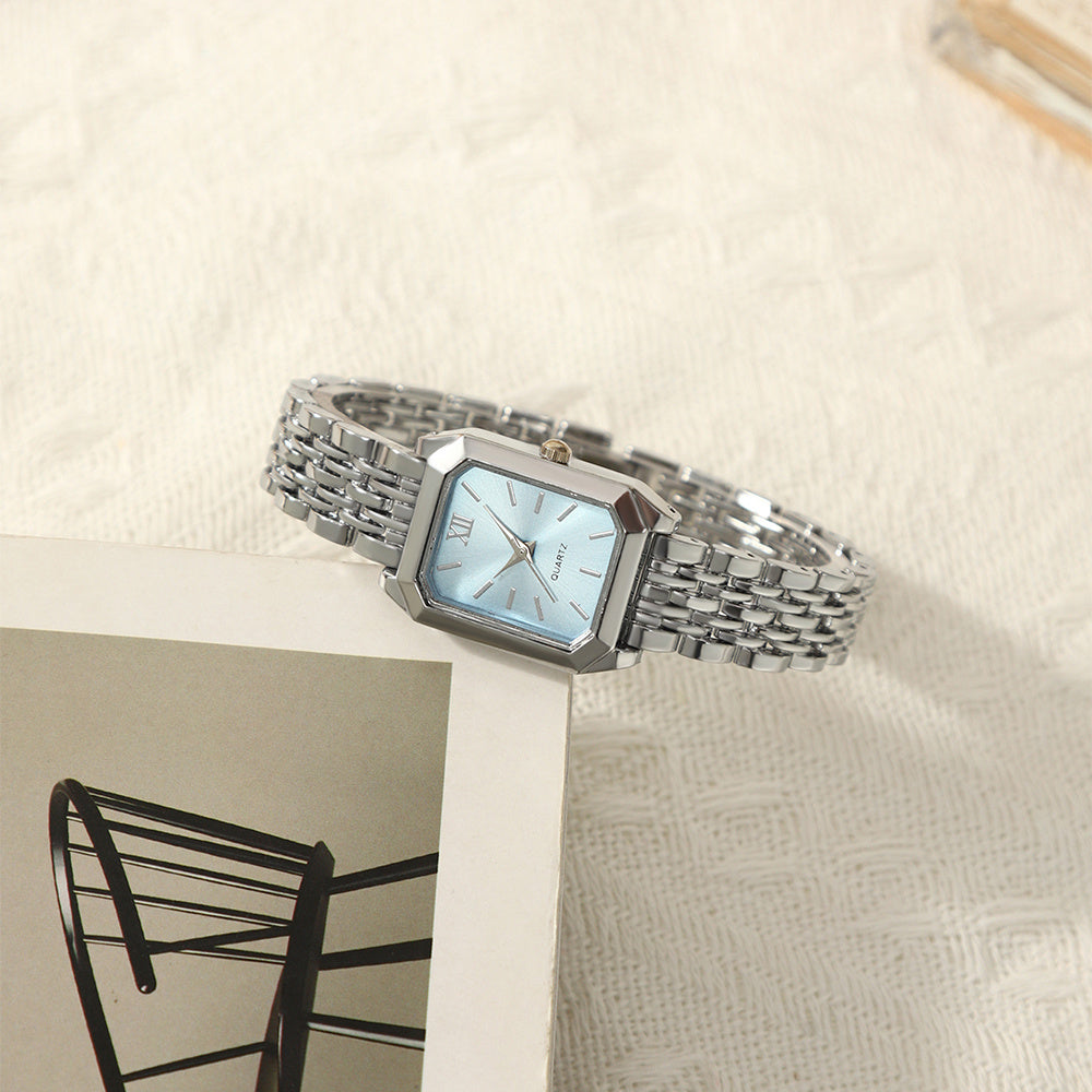 6pcs/Set Women Watches Set And 5pcs Luxury Jewelry for Women Set, Bracelet, Necklace, Earrings For, Ring, Elegant Watches for Women Set, Perfect for Mother'S Day, Valentine'S Day Birthday Gifts for Women, Women'S Watch, Boxes Not Included