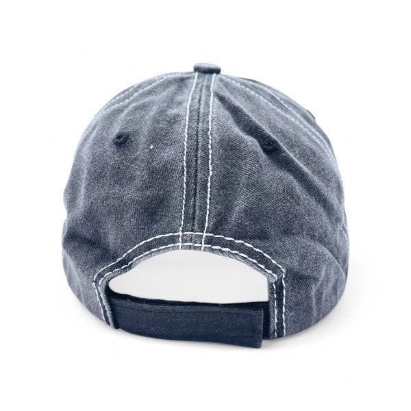 "Dog Mom" Paw and Bone Vintage Distressed Embroidered Baseball Cap For Women - 100% Cotton, Breathable, Casual, Adjustable, UV Protection