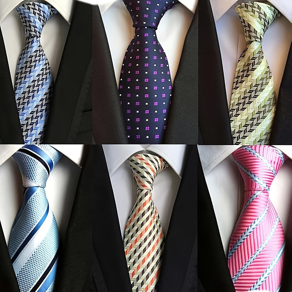 Men's Formal Tie Six Colors in a Bundle