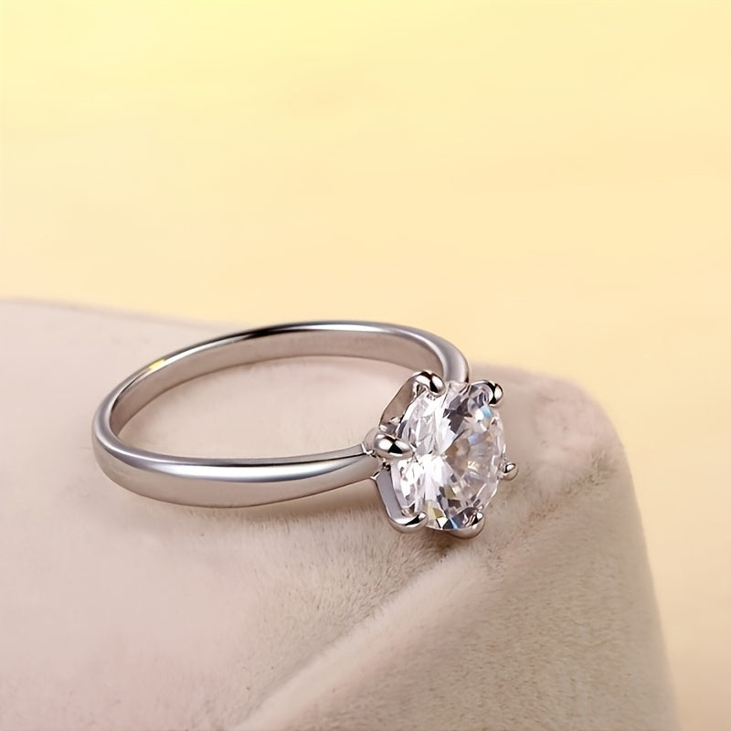 925 Silver Moissanite Three-Piece Jewelry Set for Women - Perfect for Weddings, Parties, Daily Wear, Christmas and Mother's Day