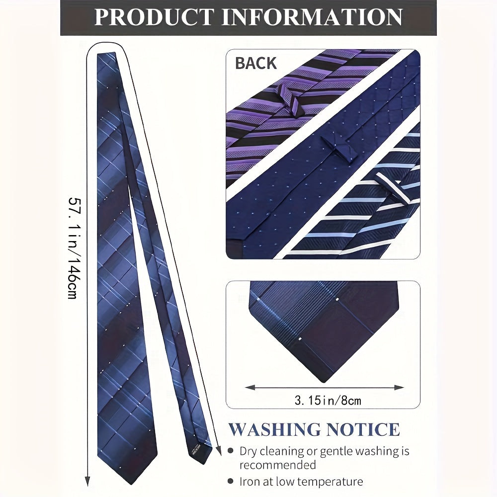 Men's Formal Tie Six Colors in a Bundle