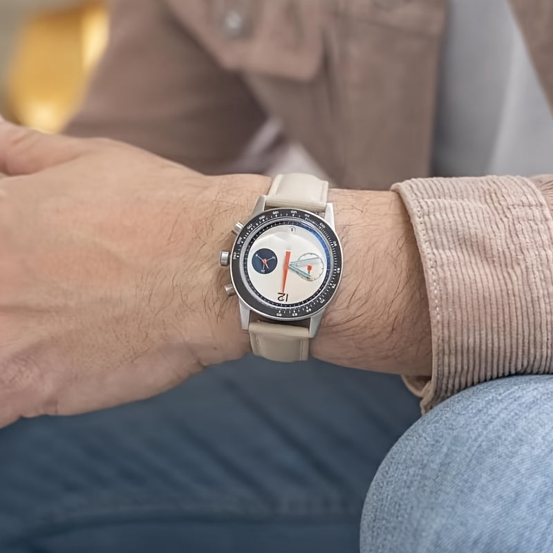 CILOA High-quality Men's Watch, a Luxury Brand, Authentic 2025 New Trendy Fashion Watch, Ideal Gift for Boyfriend, Quartz Watch with Large Dial, High-end Feel.