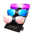 3pcs KALIYADI Valentine's Day Official Promotion Women's -Polarized -Women's Trendy for suitable for decoration,, shopping, street photography, and
