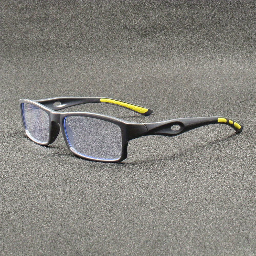 5pcs Retro Square Men & Women - Non- +1 Magnification, Multi-Color Options (Black, Blue, Red, White, Grey) - Lightweight Comfortable Eyewear for Computer, TV, Books - Stylish Everyday Glasses for Men & Women, Ideal Gift, Book Reading, Computer Vision Supp