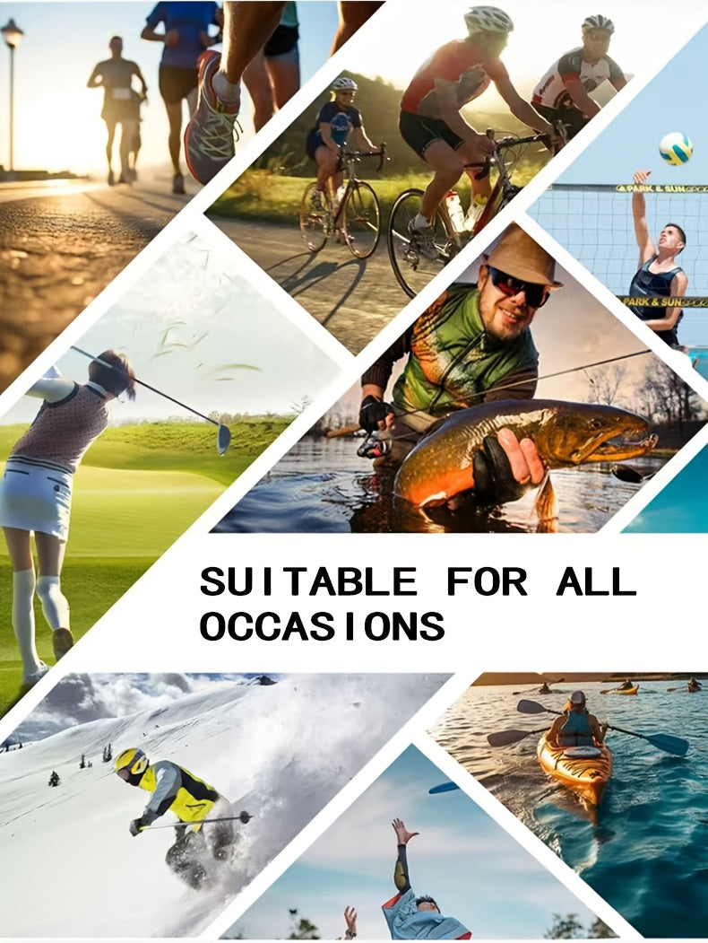 [4pcs Men'S Polarized Sports ] Classic Cross-Frame Design with High-Definition Polarized Lenses Featuring Vibrant Coatings. Color Options Adapt to Varying Light Conditions, Covering All Your Needs in One Set