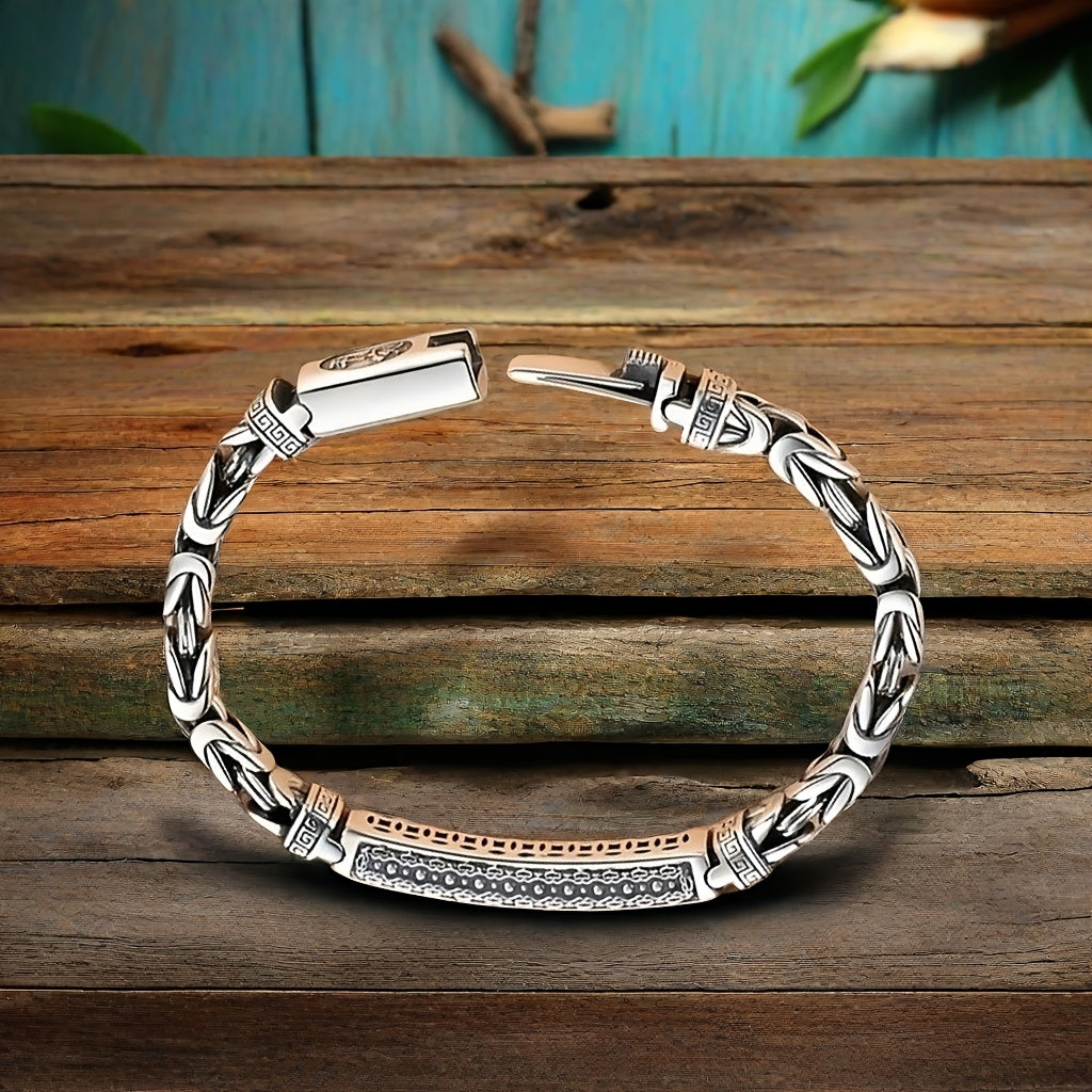 [925 Pure Silver Bracelet] S925 Sterling Silver  Bracelet, a Modern and Light Luxury Style Bracelet for Women, Elegant and Versatile