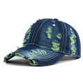Fashionable Distressed Denim with Holes, Stylish Hip-Hop Baseball Cap. Trendy Streetwear Casual Hat That Suits Any Occasion. Couple'S Casual Baseball Cap. A Gift for Friends