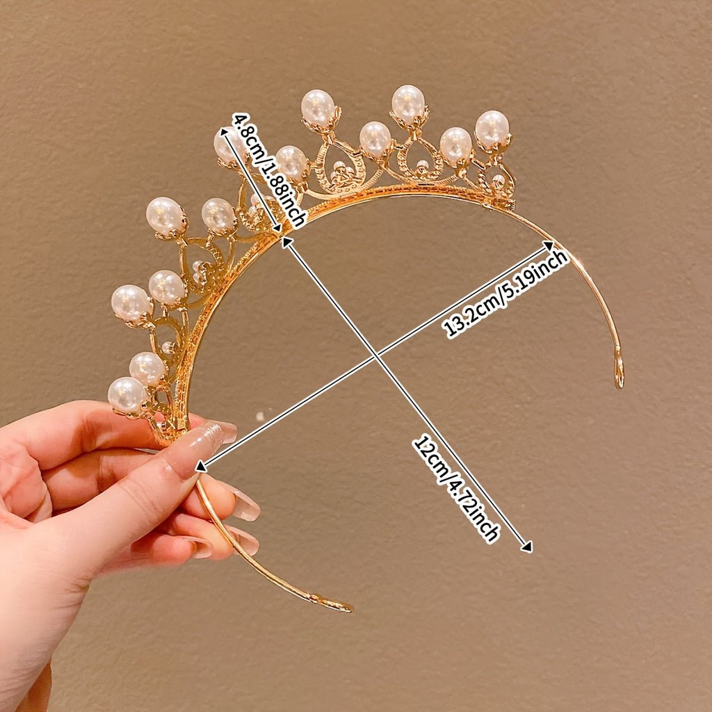 3 Hair Accessories Colorful High-end Crown Headband
