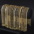20pcs Elegant Simple Chic Vintage Snake Bone Twisted Plane Metal Geometric Multi-Layered Stacking Bracelet Set for Women Daily Match Party Vacation Dating Holiday Gift