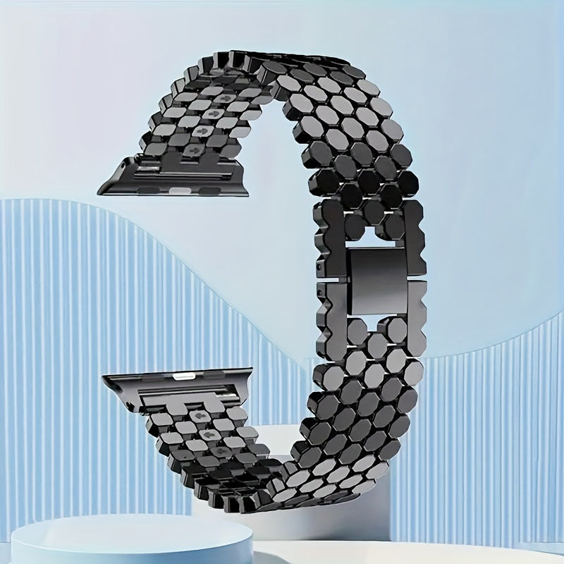 for APPLE Watch Band Series Ultra2 9 8 7 6 5 4 SE 2 1 Stainless Steel Metal iWatch Band Stra+Tool