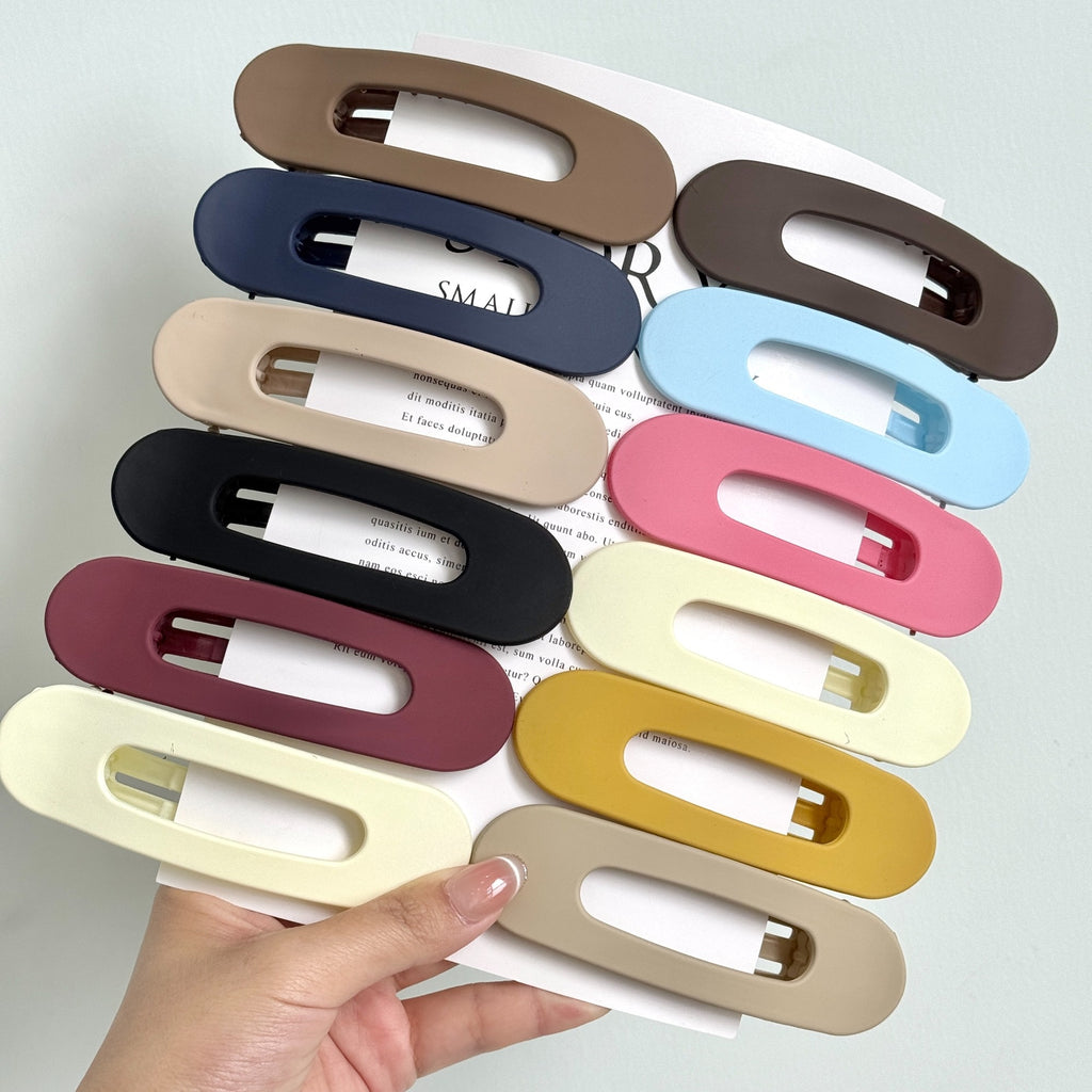 12pcs/ Set Solid Color Hair Clips Hair Side Clips Bangs Clips Elegant Hairdressing Accessories for Women And Daily Uses