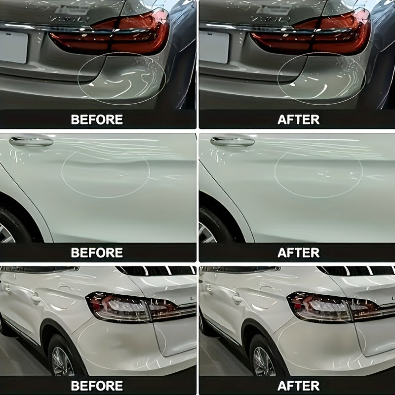 Paintless Dent Repair Kit - Professional  Body Dent Puller with 18 Tabs, Mats (Minor Dent Removal Tool for Doors/Hoods | Non-Paint Damage Fix) - Auto Body Repair Essential