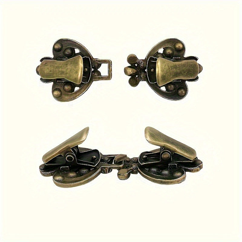 3pcs Elegant Sweater Clips With Water Drill, Vortex Clip, Cloak Clip, Vintage Cardigan Clip, Shawl Clip, Dress Clip, Shirt Clip, Sweater Clip - Suitable For Ladies' Jackets, Scarves, Etc.