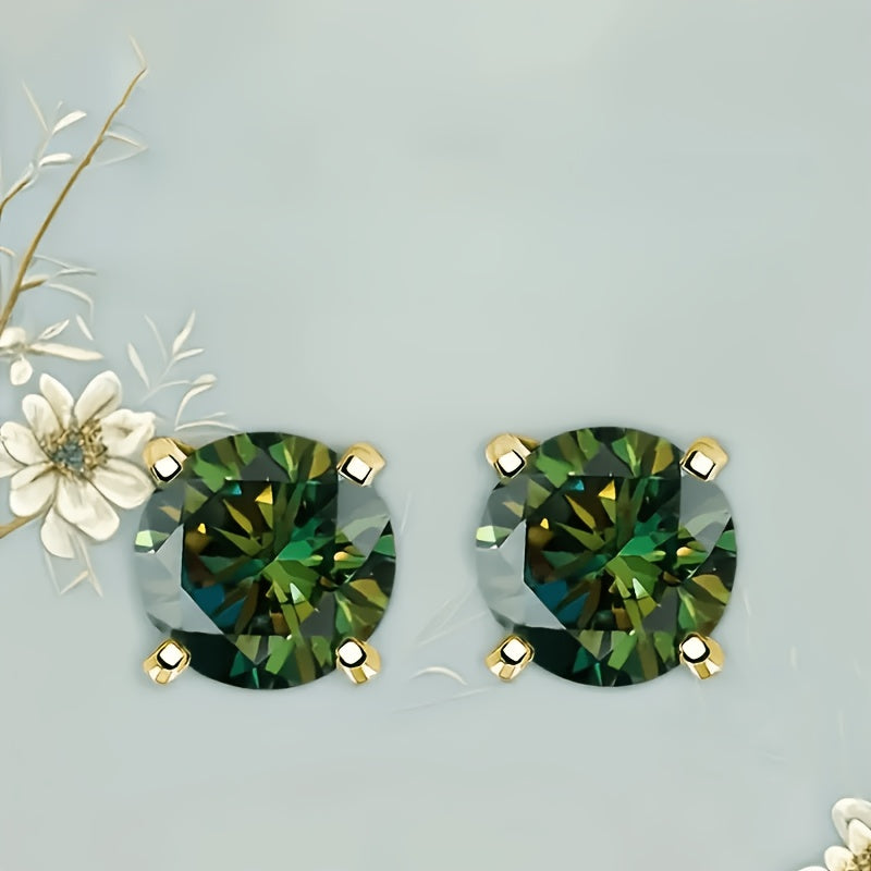 2pcs of S925 Silvery, Exquisite Luxury Earrings, Hypoallergenic, Holiday Gift, Suitable for Gifting, Birthday Parties, Daily Wear, Suitable for Both Men And Women, The Best Choice for Gifting