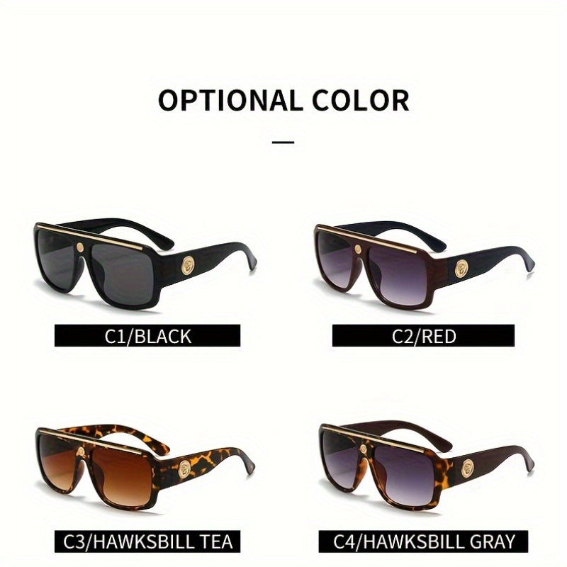 3pcs Retro Men'S, Lightweight Frame Polarized Glasses, Unisex, Suitable for Trips And Casual Wear, Ideal Holiday Gift