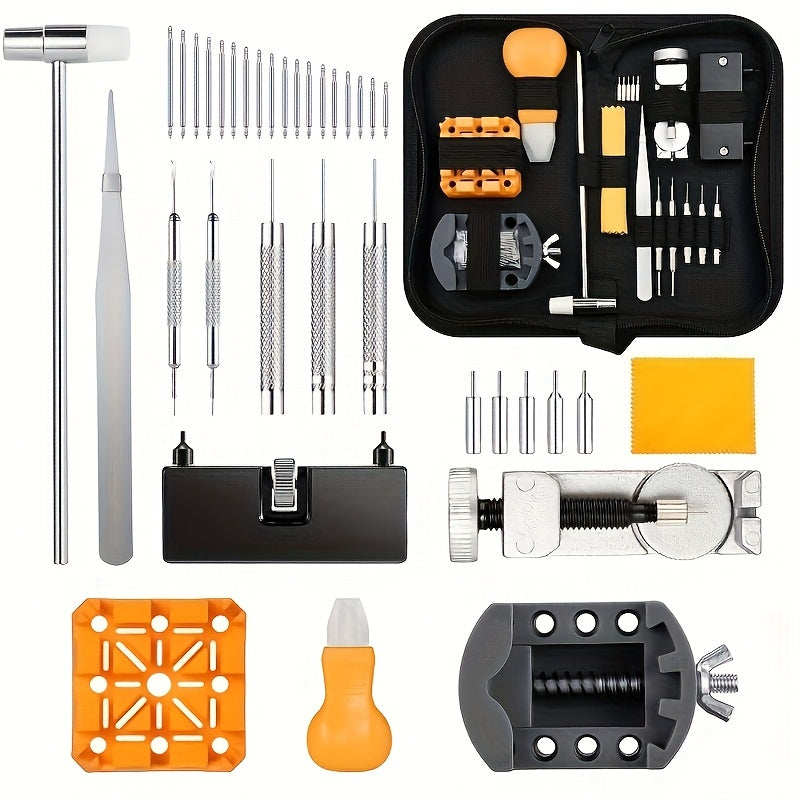 Multi-Piece Set Watchmaker Watch Repair Tools Kit, Case Remover Opener Bar Set, Convenience Clock Tool