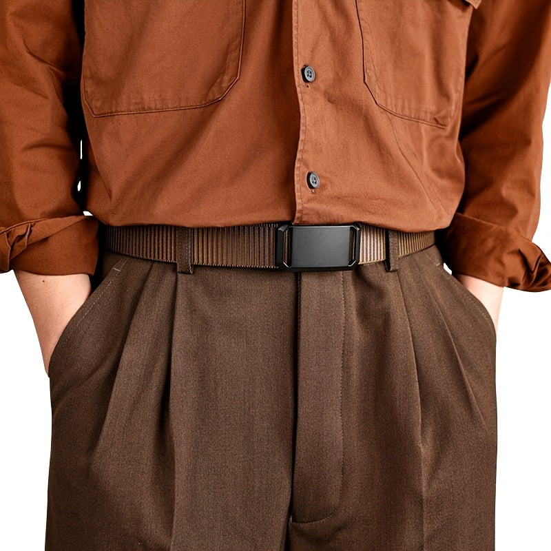 4pcs Automatic Buckle Adjustable Waistband, Made Of Soft Nylon Material That Is Sturdy, Stretch Resistant, And Wear-resistant. Suitable for Jeans, Work Pants, Casual Pants, And Skirts, It Can Be Used for Both Commuting And Leisure - Unisex