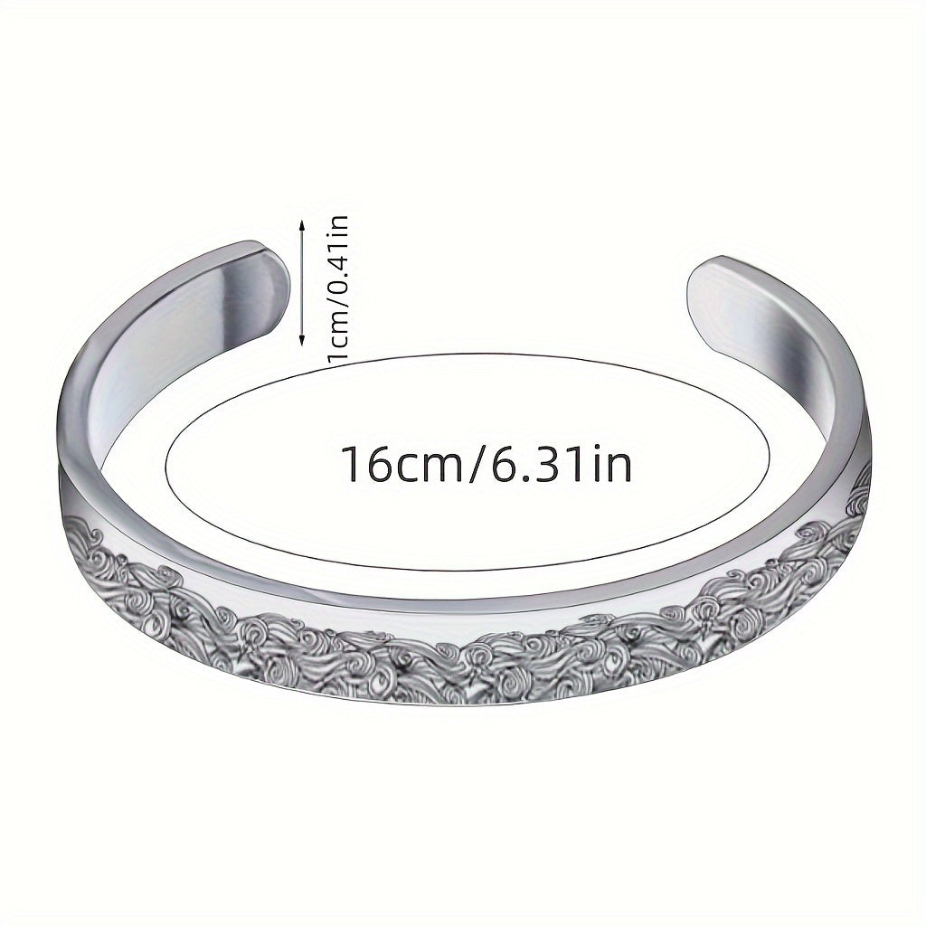 On The Day I Lost You, I Lost a Part of Myself Too. This Adjustable C-Shaped Open Bracelet Serves As a Commemorative Piece, Perfect for Anniversaries And a Thoughtful Gift for Animal Lovers