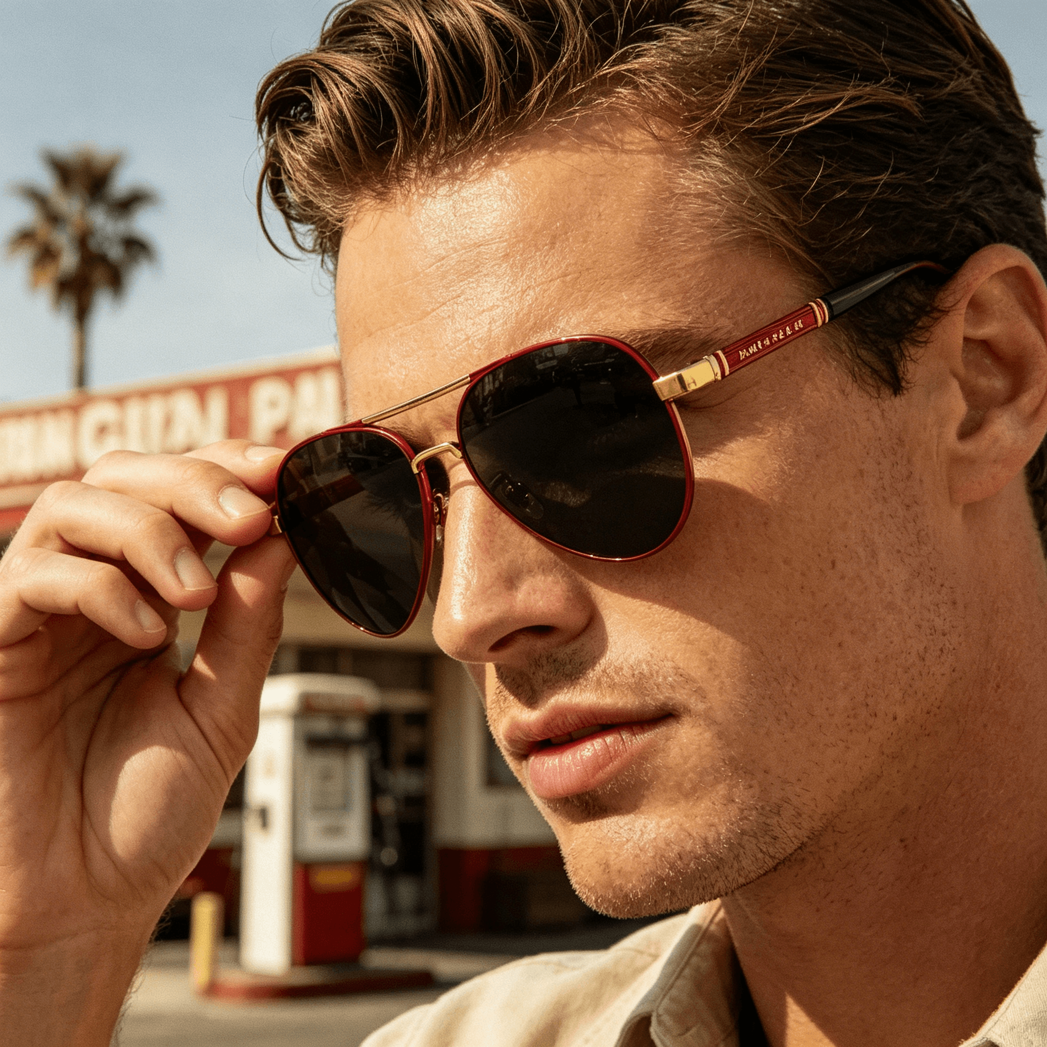[UV Protection Polarized Lenses] Fashionable Double Bridge Fashion Glasses for Both Men And Women, Ideal for Hiking, Fishing,,, UV Protection, Featuring Polarized Lenses for Eye Protection, Stylish Design for Casual Attire, Perfect As A Gift