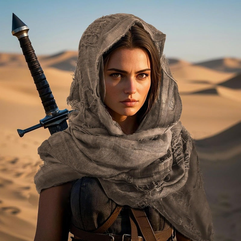 Scarf, Hooded Cape, Renaissance Clothing, Cape Accessories