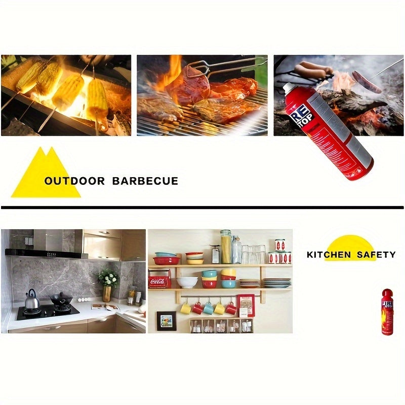 [Portable 4-in-1] 2pcs/4pcs Fire Extinguisher For Home, Car, Kitchen, Boat - Portable Formula Fire Stop Small - 4-in-1 With Mounting Bracket