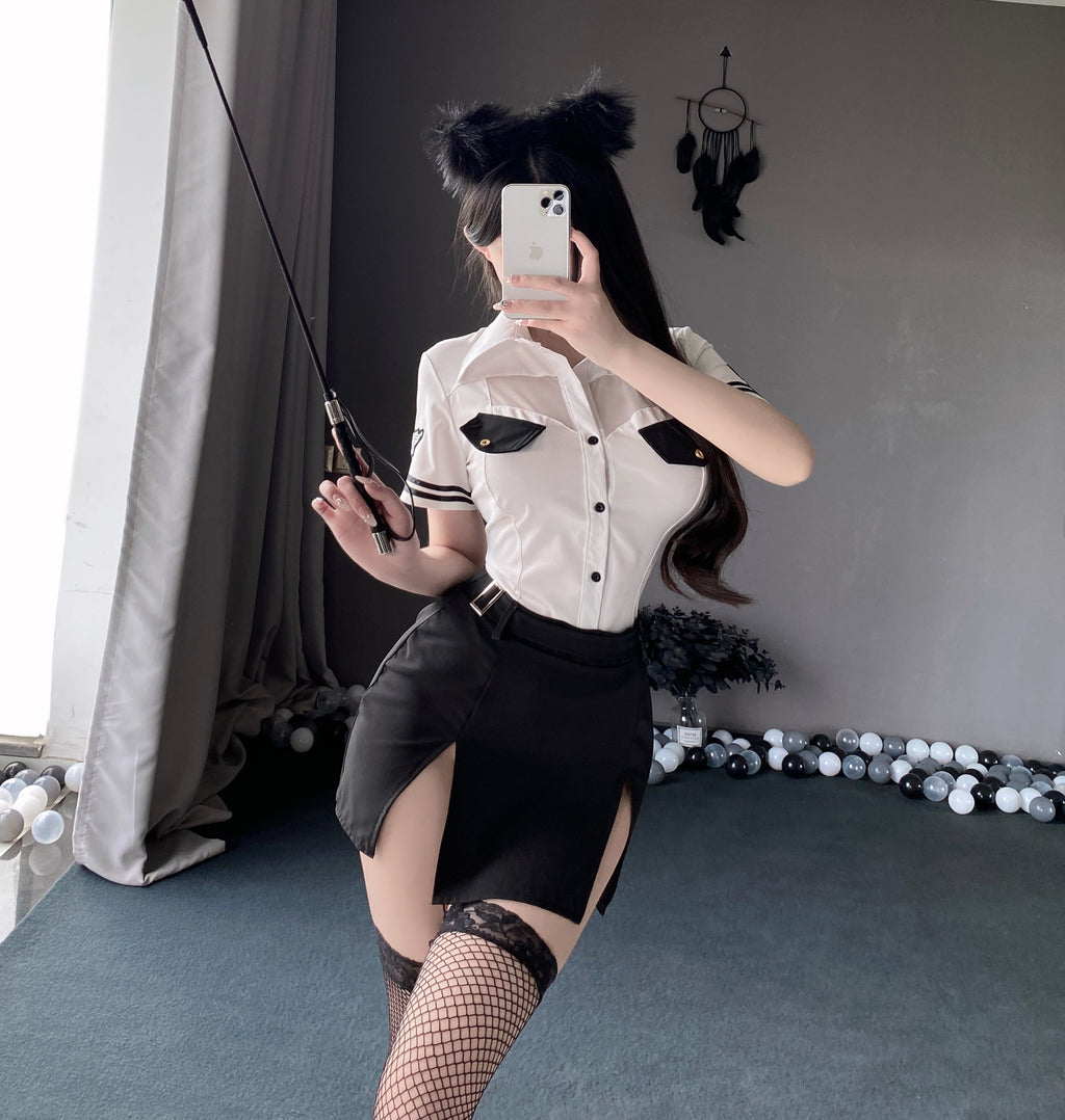T-2726 Hip-wrapped sexy instructor uniform