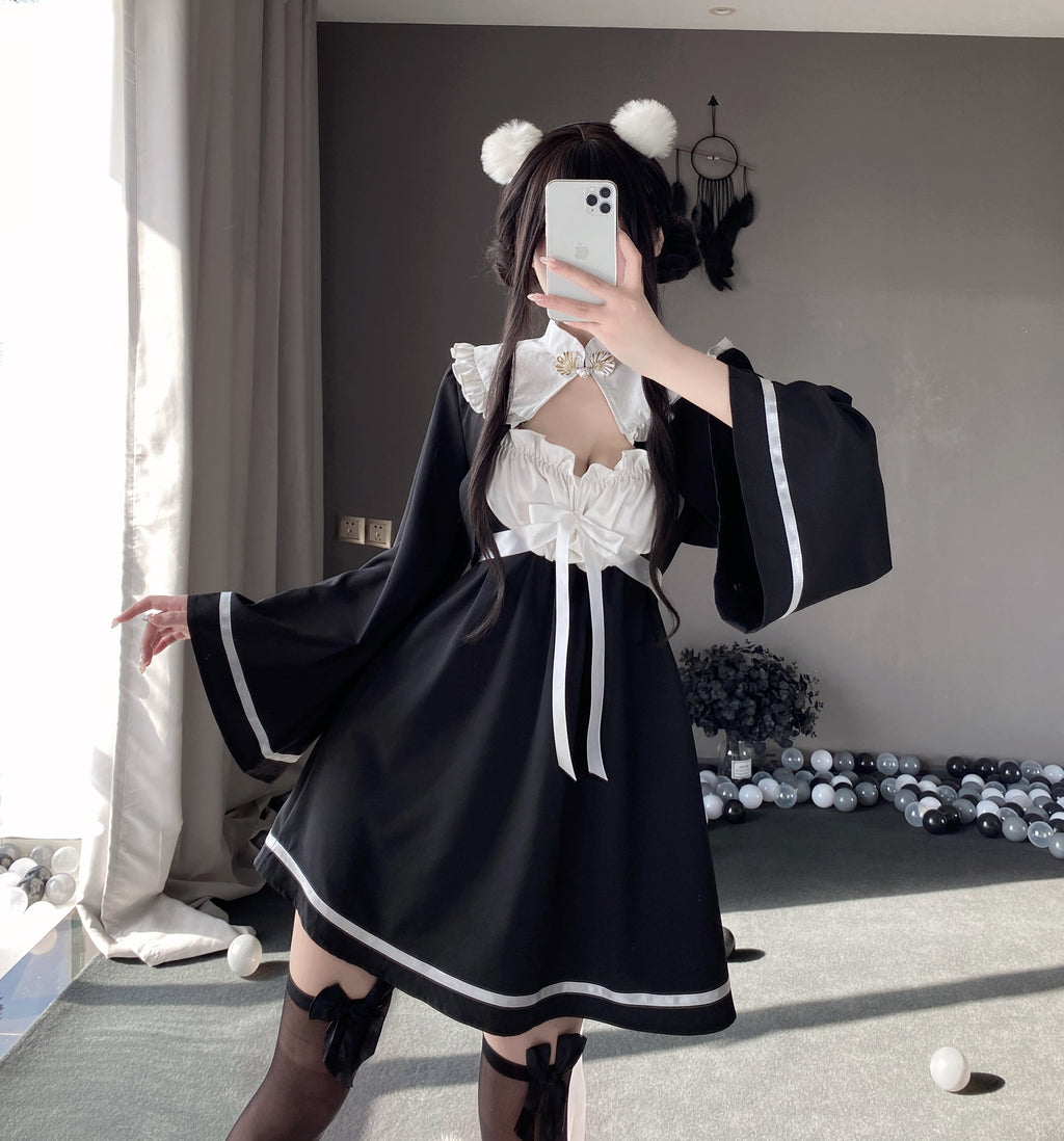 T-2588 Classical cheongsam pure lust uniform pajamas sexual sensual fun
