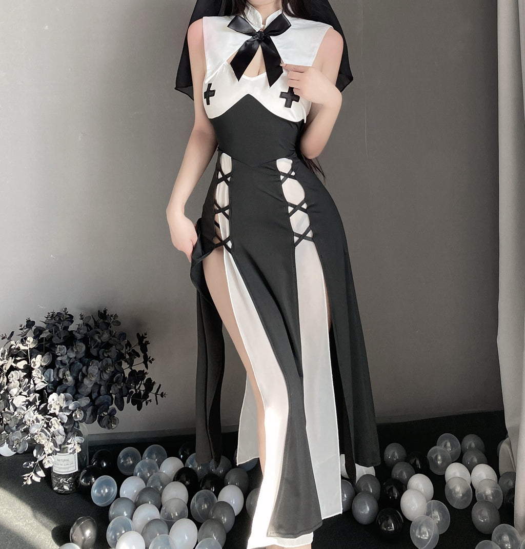T-2717 Temptation nun cute uniform set