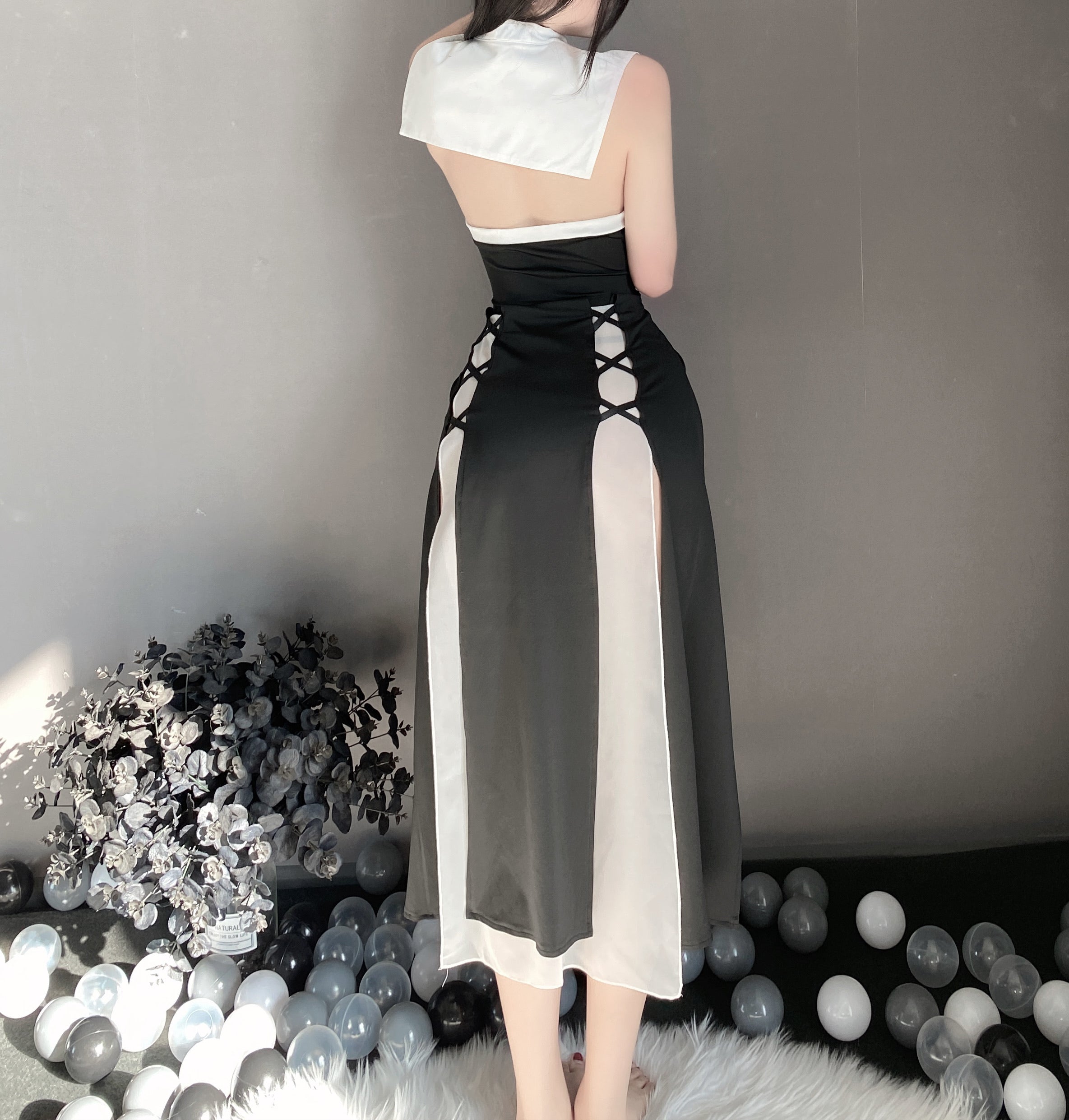 T-2717 Temptation nun cute uniform set
