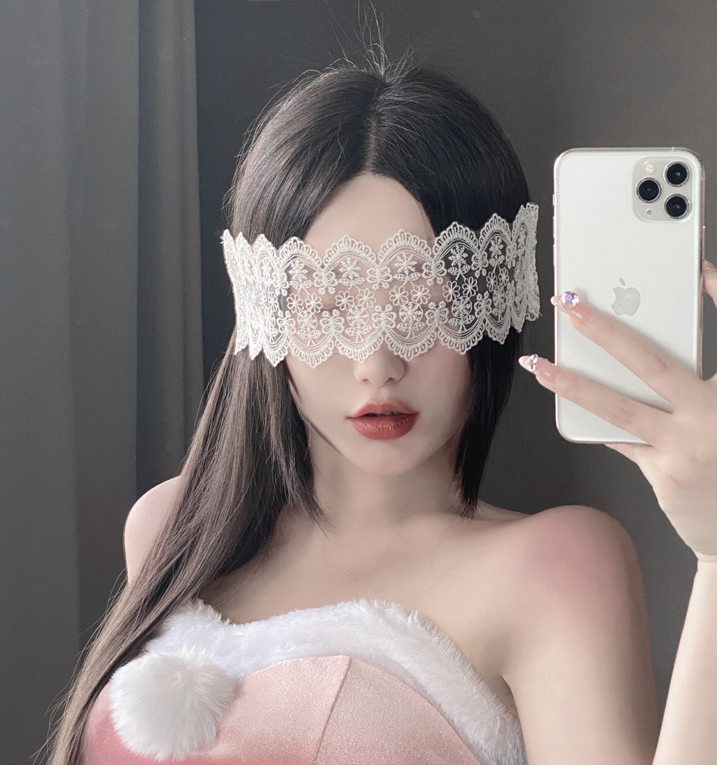T-3039 3040 Seductive sheer lace eye patch