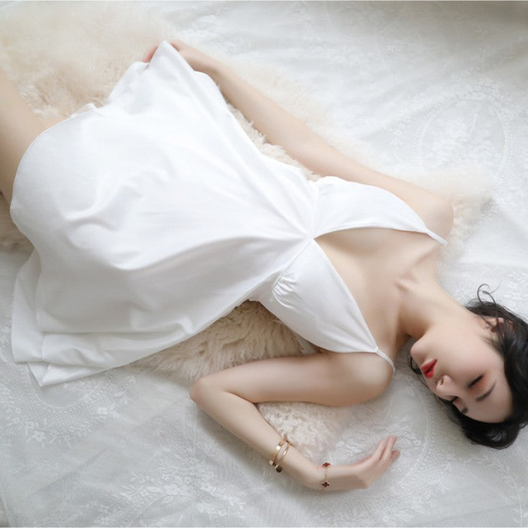 T-1033  Angel wings sling nightgown uniform temptation backless temptation
