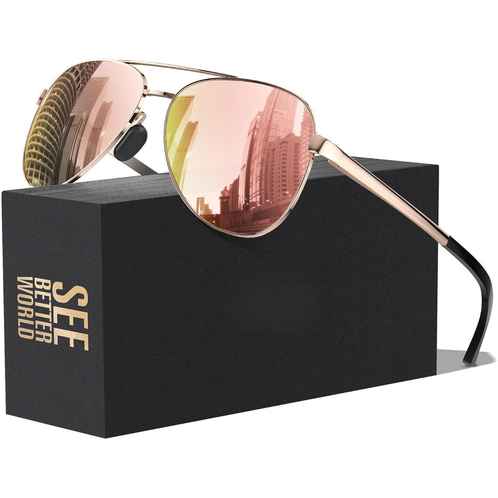 Men Women Polarized Sunglasses, Stylish Shades 59 MM, Driving, Outdoor Activities