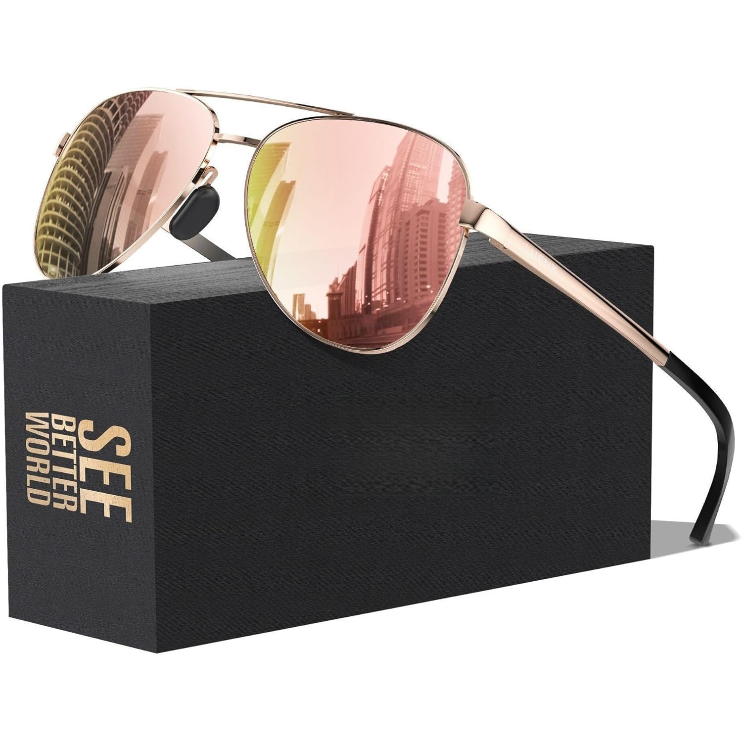 Men Women Polarized Sunglasses, Stylish Shades 59 MM, Driving, Outdoor Activities