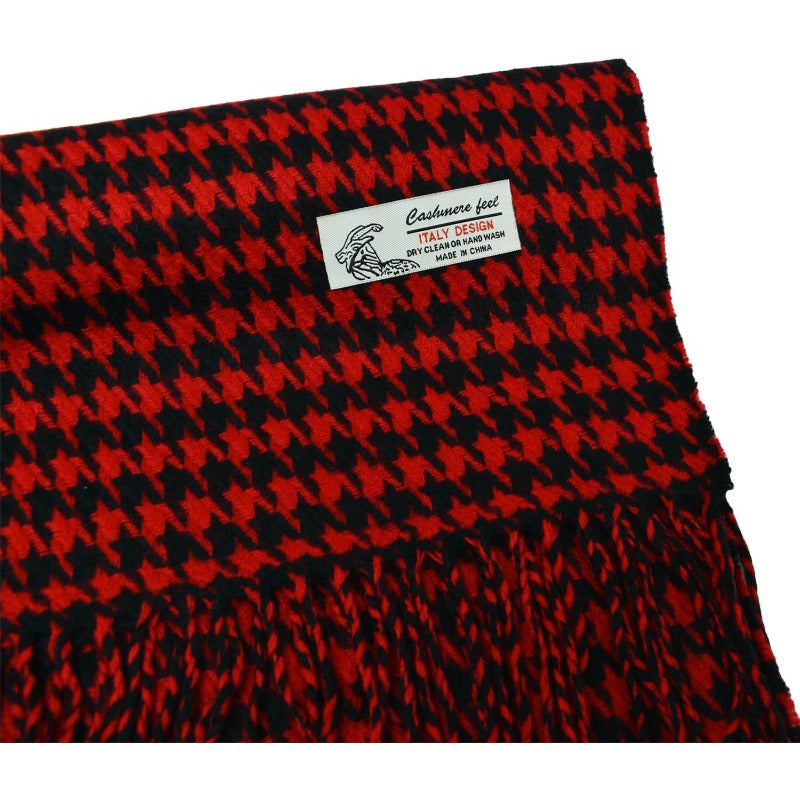Scottish Stewart Tartan Plaid Luxurious Winter Scarf Soft Cashmere Feel 72"x12", Scottish Heritage Holiday Gift