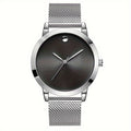 Mens Fashion Stainless Steel Band Watches Casual Simple Watches for Men, the Best Choice for Gifts