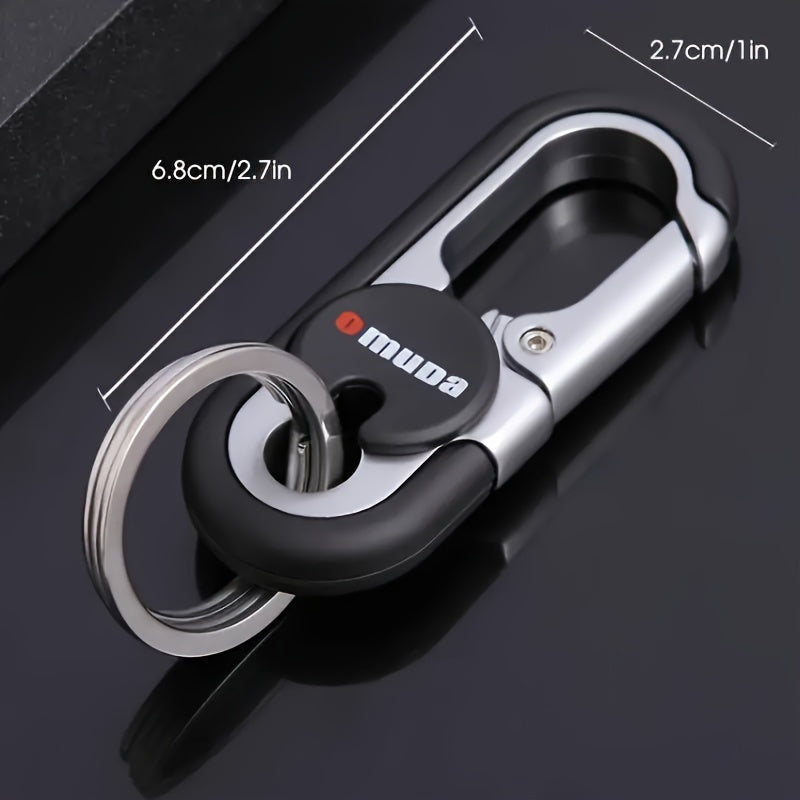 High-Grade Metal Alloy  Key Chain - Upgrade Your Style for Men's Waist Hanging