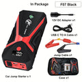 [Portable Power Bank] Jump Starter Power Pack, 1600A/3000A/3500A Car Battery Booster 12V Portable Car Jump Starter Power Bank for Gas N Diesel Cars, with USB Charge Ports And LED Flashlight