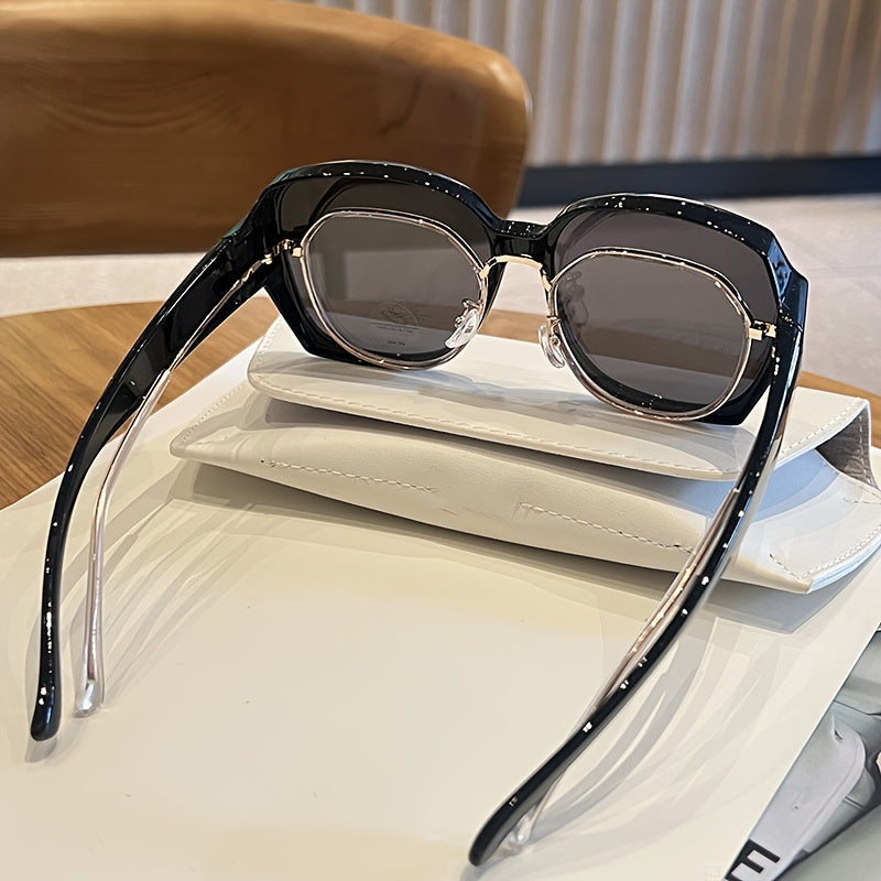 2-PACK Large Retro Glasses Designed to Fit Over Regular Eyewear, Suitable for Both Men And Women for Driving And Parties, Ideal for Everyday Use, Photography Props, And Gifts for Birthdays, Valentine'S Day, And Christmas