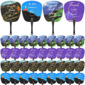 36pcs Bible-Compatible Christian Fans Suitable for Church Events, Summer Bible Study & Religious Party Favors - Decorative & Cooling Handheld Fans, Portable Bible-Style Fans