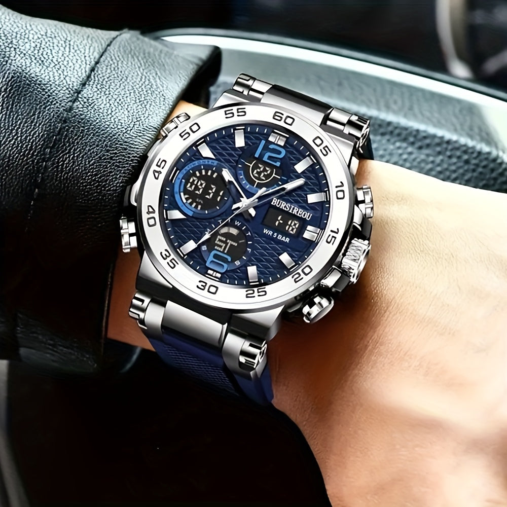 Sapphire Exquisite Watches, Luxury Men'S Watches, Fashionable Business Wristwatches, Men'S Gift Choices, Gifts for Boyfriends, Without Battery