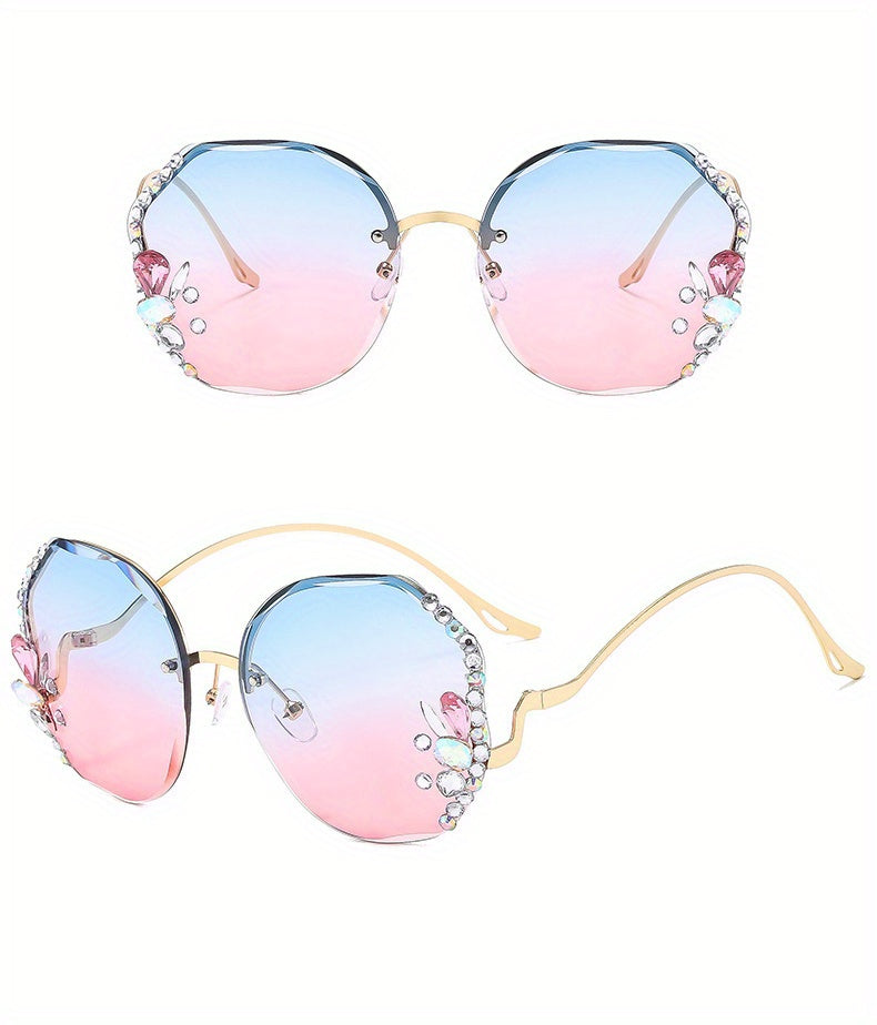 VIUIRNKA Women'S with Case - Premium Diamond-Accented Fashion Design, Durable for Daily Wear, Parties, Summer Essential, And Christmas Valentine Gift
