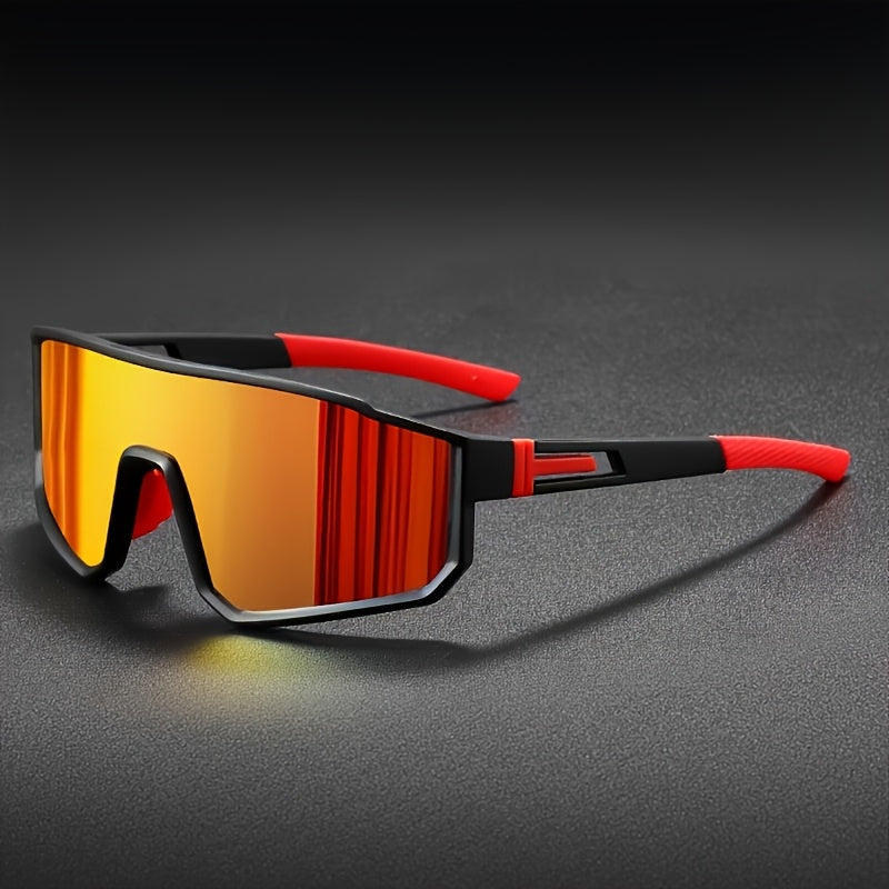 3pcs Casual PC Polycarbonate Mirrored Glasses, Fashion Glasses- Fashionable Mirrored Lens, Durable Frame for & Casual Wear, Fashionable, for Men, Women, Festival Gift Tankesi