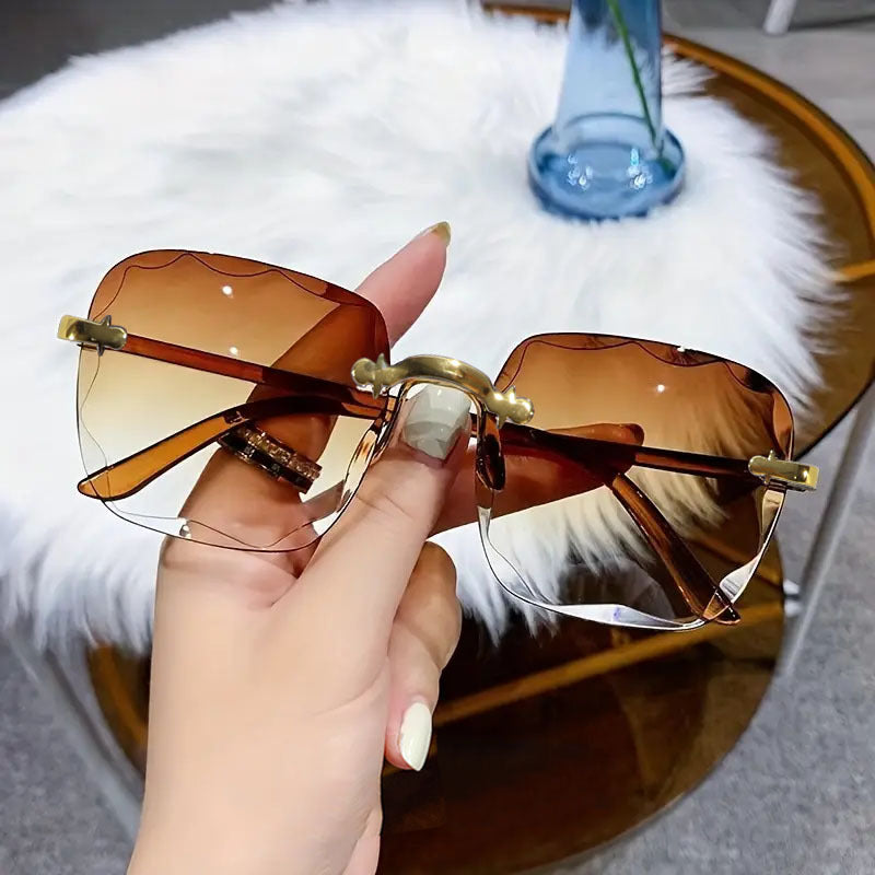3pcs, frame, cutting, eye-catching, glass reflective, still-cool, trendy, anti-reflection, style.