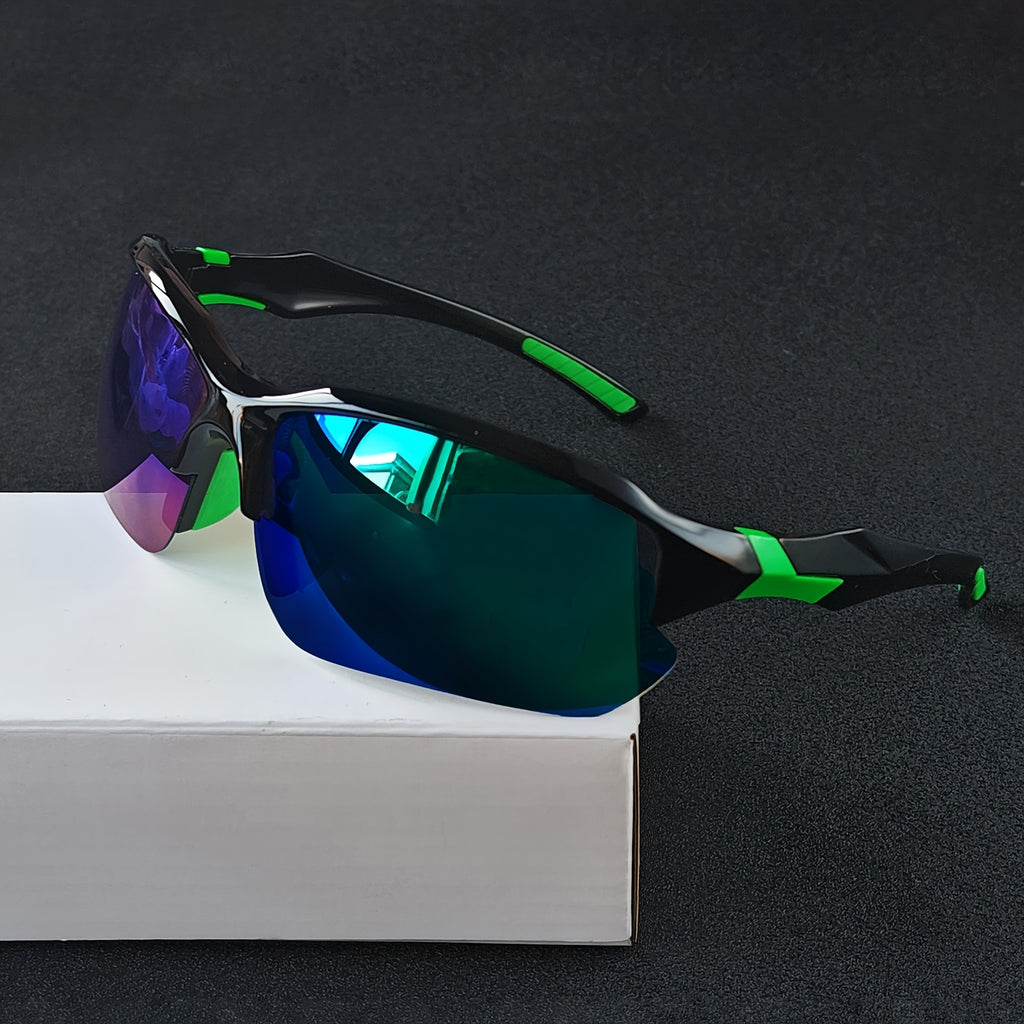 7 Pairs of Stylish And Handsome Square Frame Glasses, Trendy Style